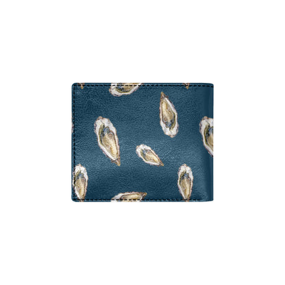 Oyster Pattern Print Design 03 Men's ID Card Wallet