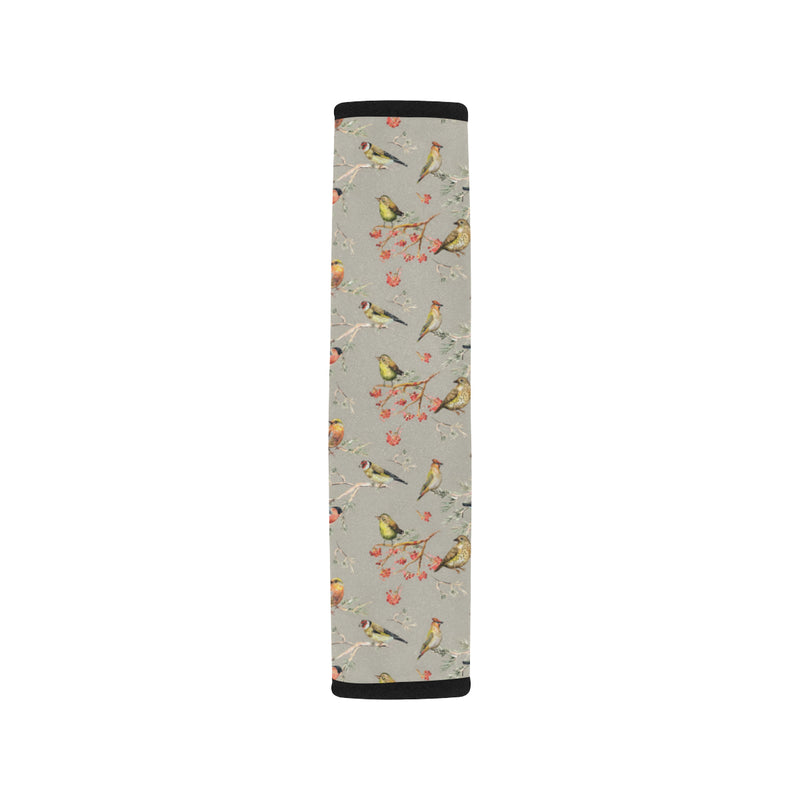 Birds Pattern Print Design 03 Car Seat Belt Cover