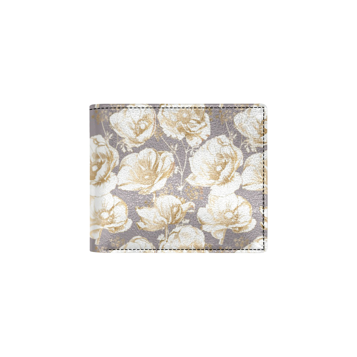 Anemone Pattern Print Design AM05 Men's ID Card Wallet