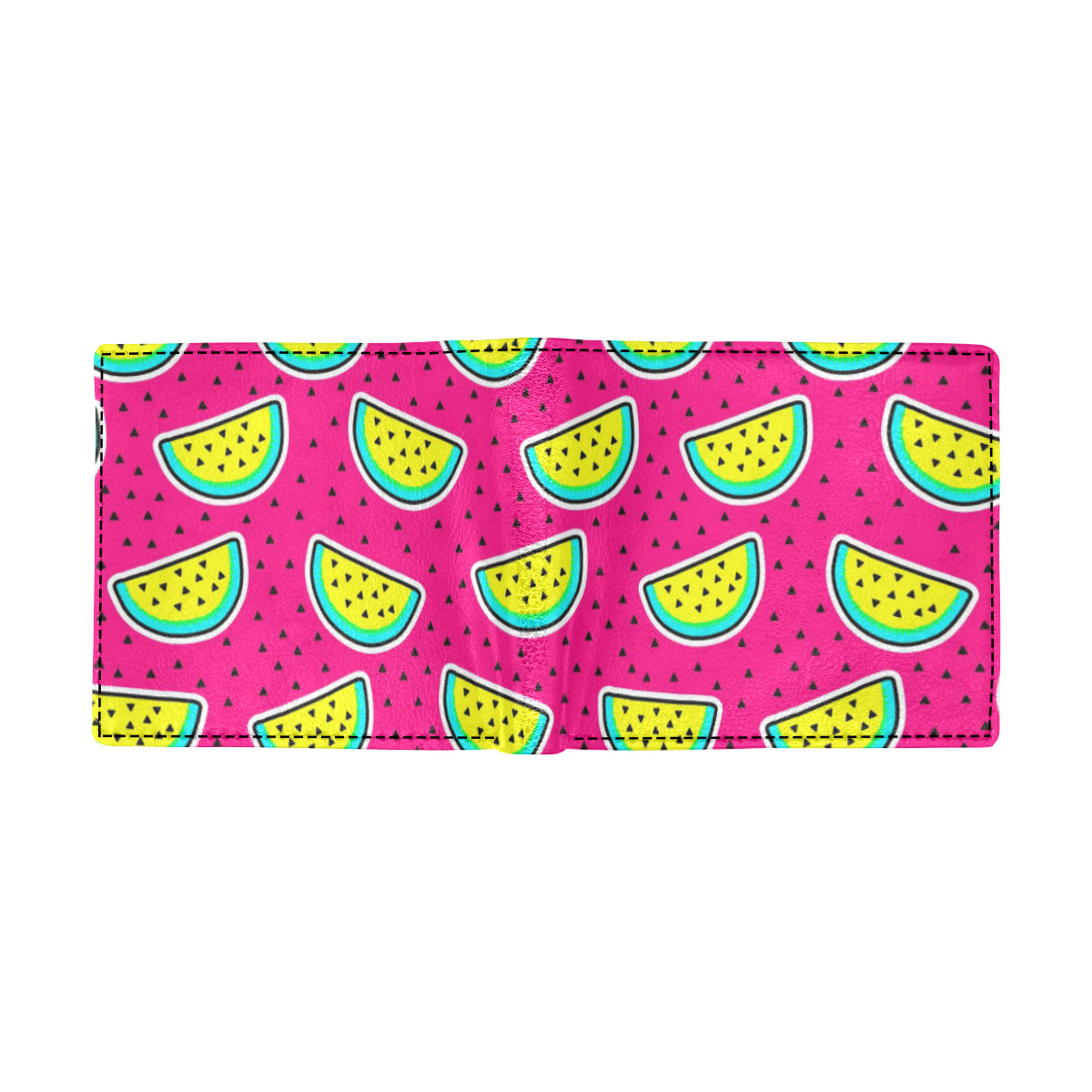 Watermelon Pattern Print Design WM04 Men's ID Card Wallet