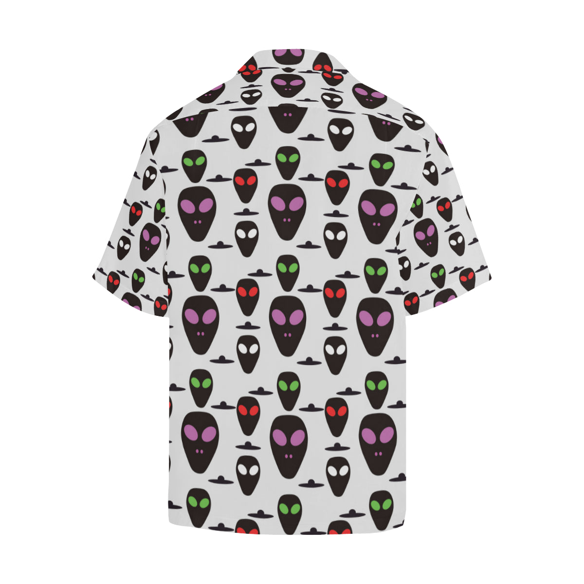 Alien Pattern Print Design 06 Men's Hawaiian Shirt