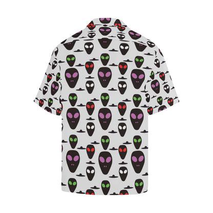Alien Pattern Print Design 06 Men's Hawaiian Shirt