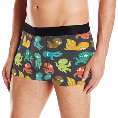 Octopus Pattern Print Design A01 Men's Boxer Briefs