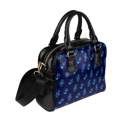 Music note Pattern Print Design A04 Shoulder Handbag