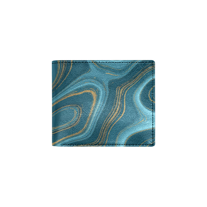 Liquid Pattern Print Design 04 Men's ID Card Wallet