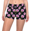 Magnolia Pattern Print Design MAG06 Yoga Shorts