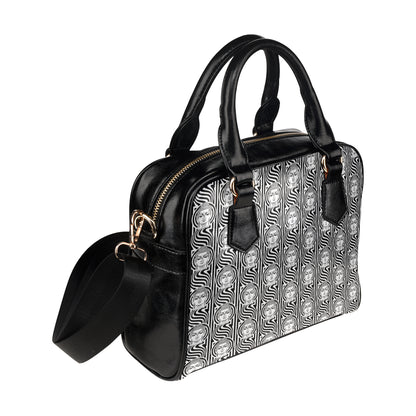 Buddha Pattern Print Design 05 Shoulder Handbag