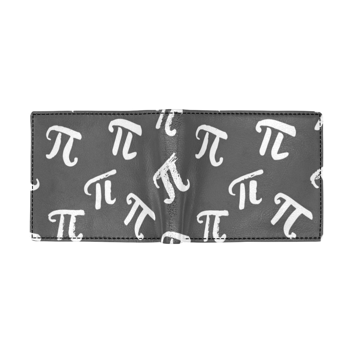 Pi Day Pattern Print Design A02 Men's ID Card Wallet
