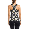 Daisy Pattern Print Design DS02 Women's Racerback Tank Top