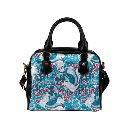 Funky Retro Pattern Print Design A05 Shoulder Handbag