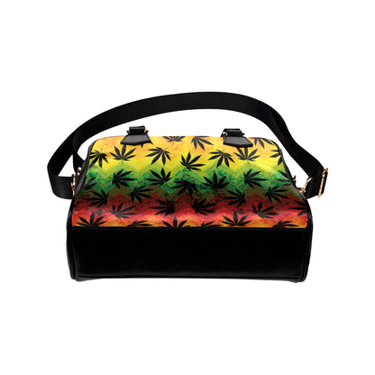 Rasta Pattern Print Design A02 Shoulder Handbag