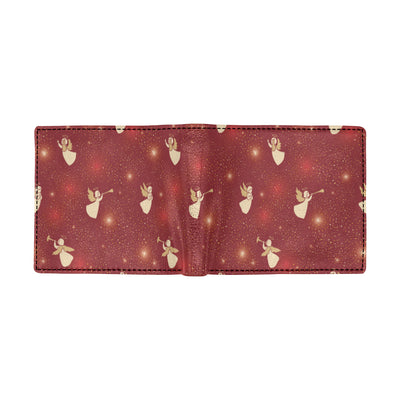 Angel Pattern Print Design 07 Men's ID Card Wallet