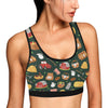 Agricultural Farm Print Design 02 Sports Bra