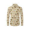 Beagle Pattern Print Design 01 Men's Long Sleeve Shirt