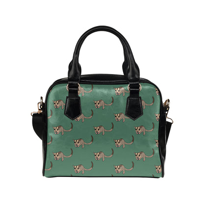 Sugar Glider Pattern Print Design 01 Shoulder Handbag