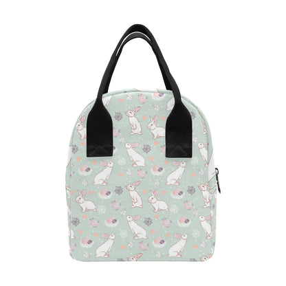Rabbit Pattern Print Design RB011 Insulated Lunch Bag