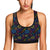 Chakra Colorful Print Pattern Sports Bra