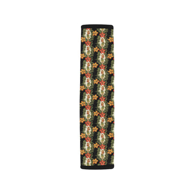 Hawaiian Flower Hula Hibiscus Print Car Seat Belt Cover