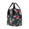 Hibiscus Pattern Print Design HB028 Insulated Lunch Bag