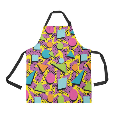 80s Pattern Print Design 1 Apron with Pocket