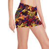 Lily Pattern Print Design LY014 Yoga Shorts