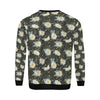 Daisy Pattern Print Design DS08 Men Long Sleeve Sweatshirt