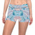 Tropical Flower Pattern Print Design TF01 Yoga Shorts