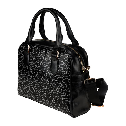 Chemical Pattern Print Design 02 Shoulder Handbag