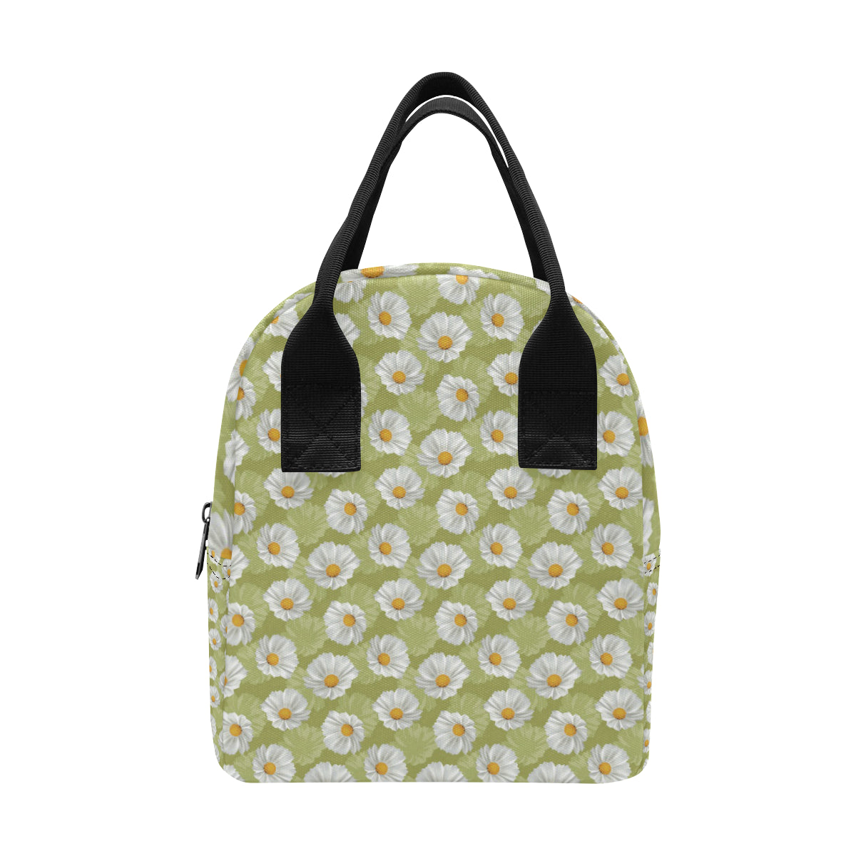 Daisy Pattern Print Design DS06 Insulated Lunch Bag
