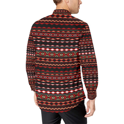 Southwestern Themed Men's Long Sleeve Shirt