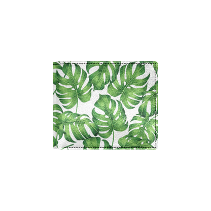Palm Leaves Pattern Print Design PL08 Men's ID Card Wallet
