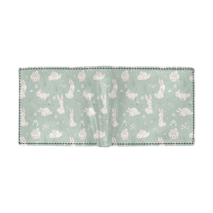 Bunny Pattern Print Design 03 Men's ID Card Wallet