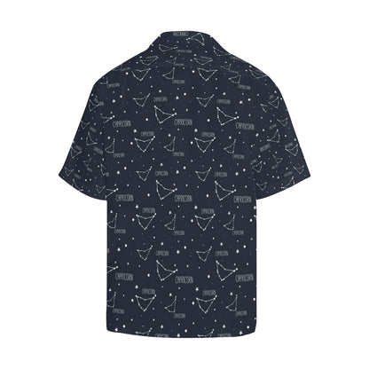 Capricorn Zodiac Pattern Print Design 01 Men's Hawaiian Shirt