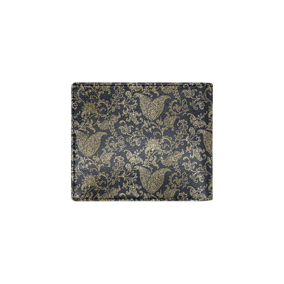 Brocade Pattern Print Design 04 Men's ID Card Wallet