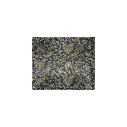 Brocade Pattern Print Design 04 Men's ID Card Wallet