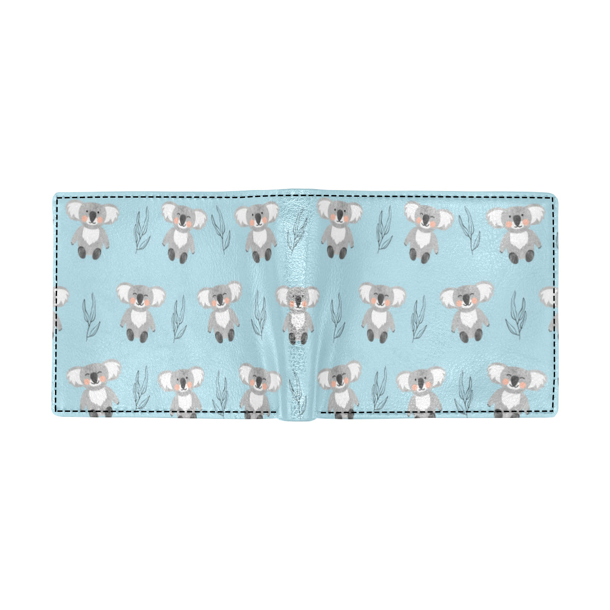 Koala Pattern Print Design 01 Men's ID Card Wallet