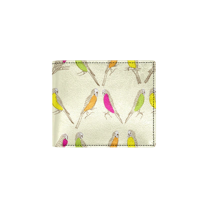 Parakeet Pattern Print Design A01 Men's ID Card Wallet