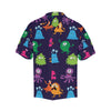 Monster Cartoon Pattern Print Design 02 Men's Hawaiian Shirt