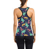 Shark Bite Pattern Women's Racerback Tank Top