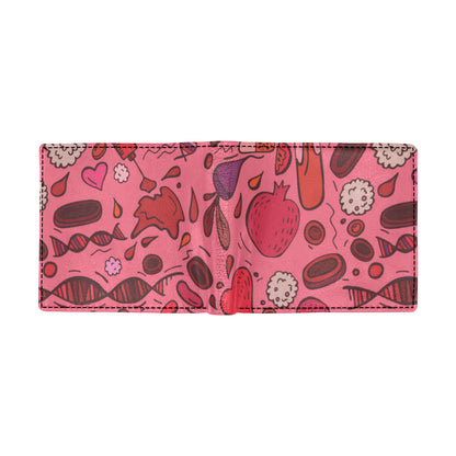 Phlebotomist Pattern Print Design A01 Men's ID Card Wallet