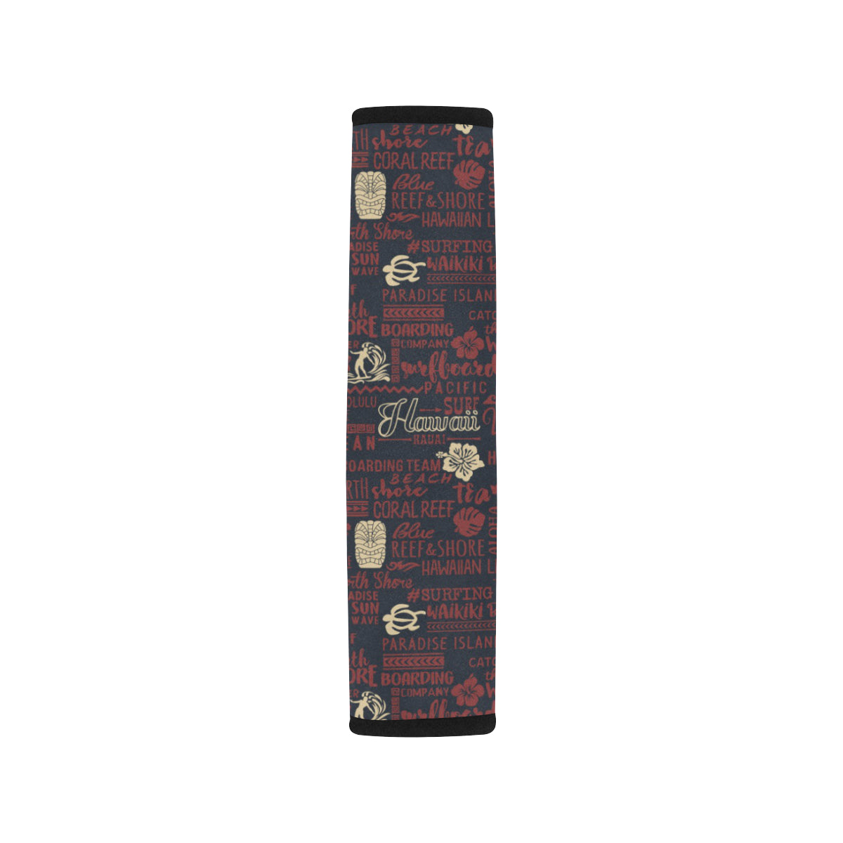Hawaiian Themed Pattern Print Design H017 Car Seat Belt Cover
