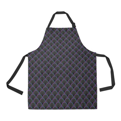 Mermaid Pattern Print Design 09 Apron with Pocket