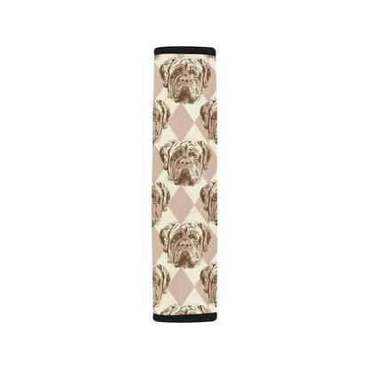 Mastiffs Pattern Print Design 01 Car Seat Belt Cover