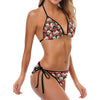 Skull Red Rose Bikini