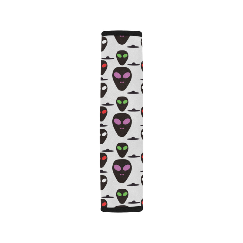 Alien Pattern Print Design 06 Car Seat Belt Cover