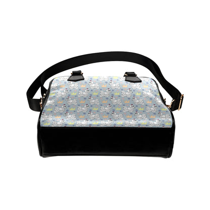 Maltese Pattern Print Design 04 Shoulder Handbag