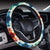 Aztec Pattern Print Design 02 Steering Wheel Cover with Elastic Edge