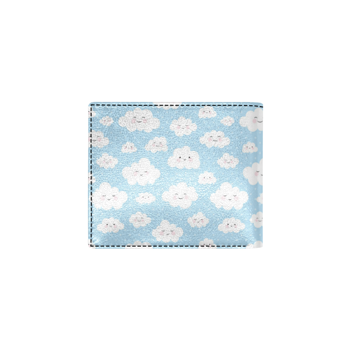 Cloud  Pattern Print Design 02 Men's ID Card Wallet