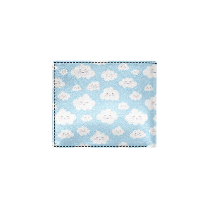 Cloud  Pattern Print Design 02 Men's ID Card Wallet