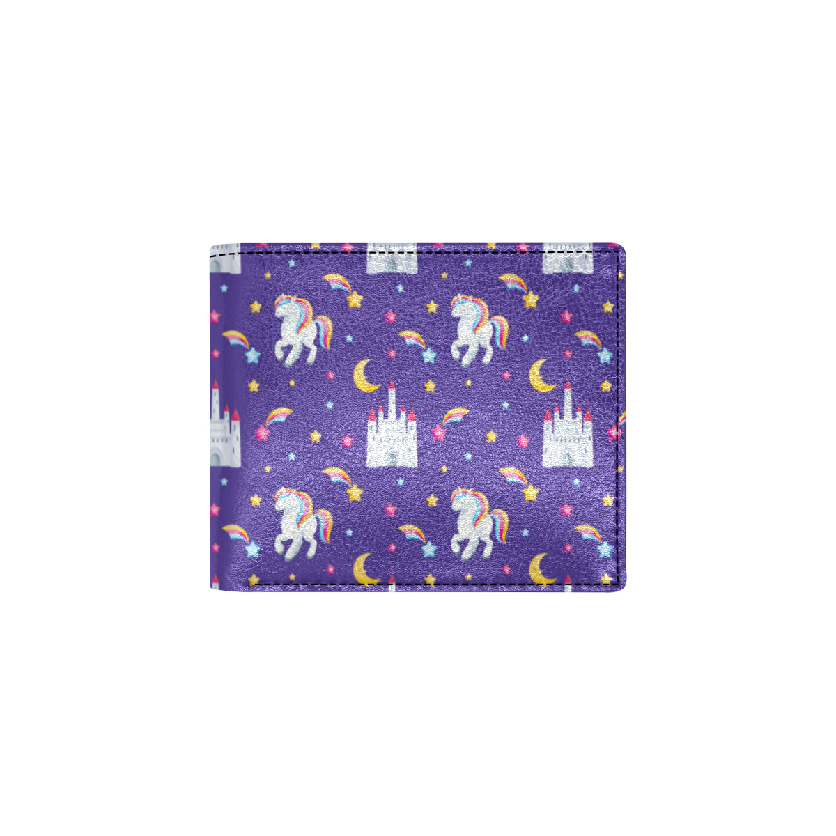 Unicorn Casttle Men's ID Card Wallet